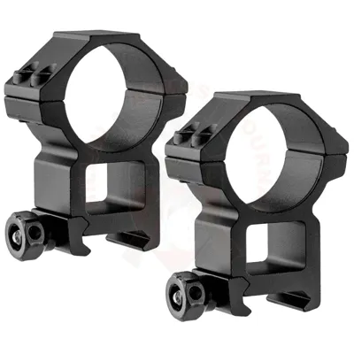 Paire de Colliers de Montage 30mm Picatinny Hauts - UTG