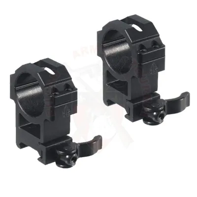 Paire de Colliers de Montage 30mm Picatinny QD Hauts - UTG