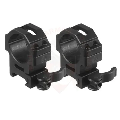 Paire de Colliers de Montage 30mm Picatinny QD Medium - UTG
