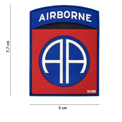 Patch PVC 3D 82ND Airborne - 101 Inc