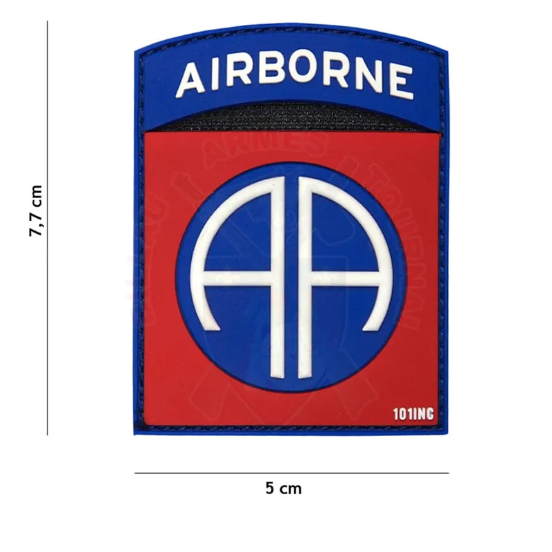 101 Inc Patch PVC 3D 82ND Airborne