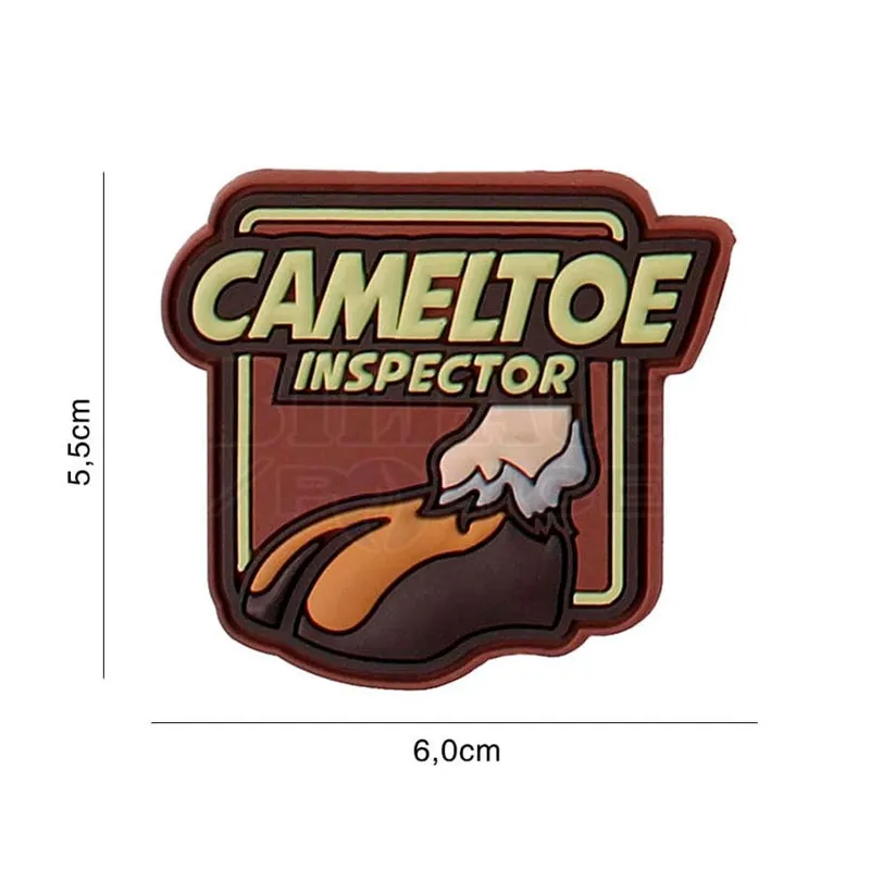 101 Inc Patch PVC 3D Cameltoe Inspector · Marrón
