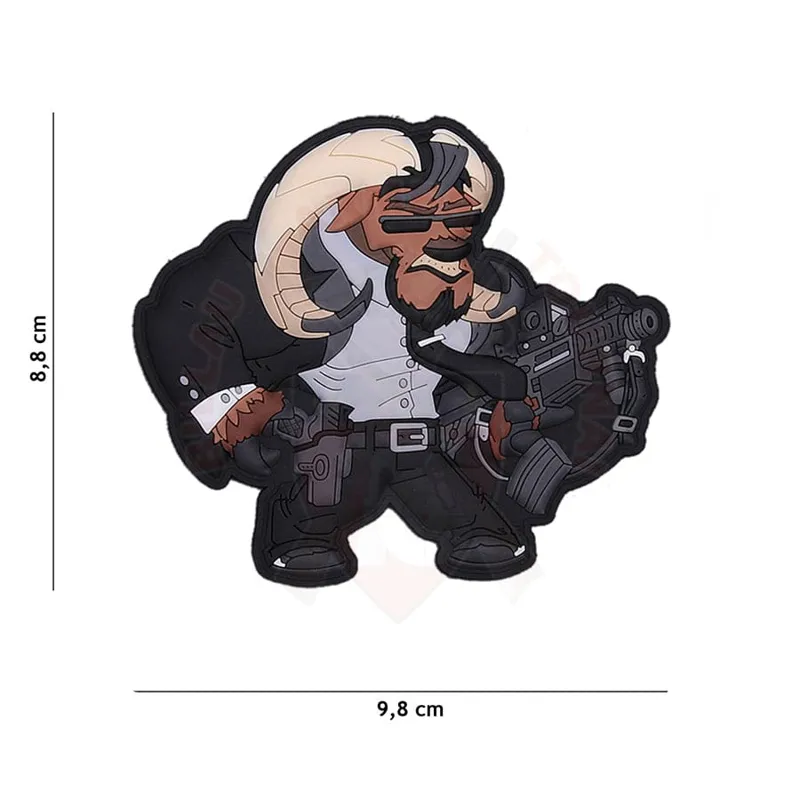 TF-2215 Patch PVC 3D Wick Ox 6