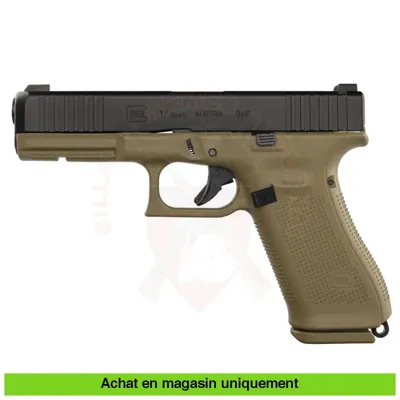 Semi-Auto 17 Gen 5 FR 9mm para (Type Armée Française) - Glock