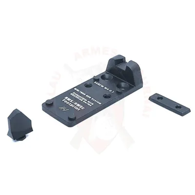 Plaque de Montage Point Rouge + Hausse et Guidon Co-Witness Wultron RDO System pour Glock - TR-1 Upgrade