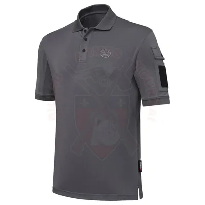 Polo Miller Manches Courtes Smoked Pearl - Beretta