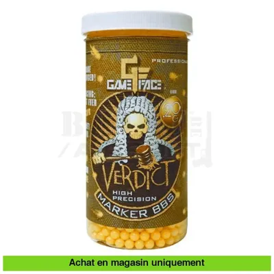 Pot de 2200 Billes Gameface Verdict 0.20g BIO - Crosman