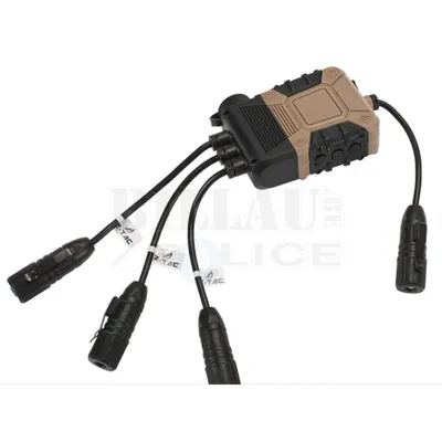 PTT (Push to Talk) Triple Voie Z119 C4 Ops Pro Lite - Z-Tac