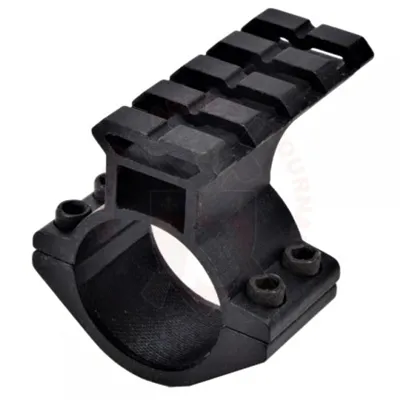 Rail Picatinny 4 Slots pour Tube de Lunette 1" Aluminium - JS Tactical