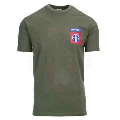 T-Shirt 82ND Airborne Small Logo - Fostex