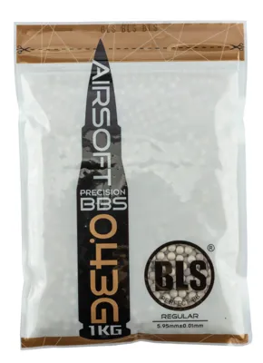 Billes Bio 0.43g Blanches en Sachet de 1kg - europarm