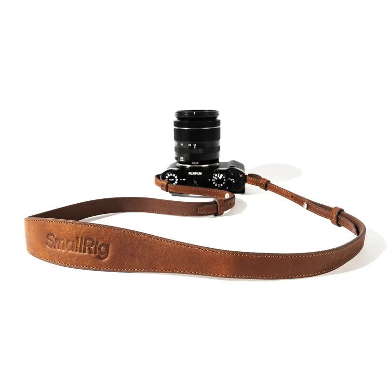 SmallRig 5209 Universal Leather Camera Shoulder Strap · Marrón