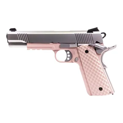 1911 MEU Railed Raven Full Metal Gaz Rose / 1,0 J - europarm