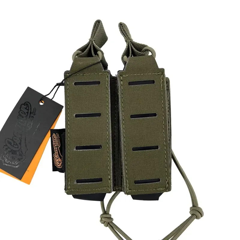 Combat Zone Porte Chargeur de Pistolet Double Conquer · Verde / OD