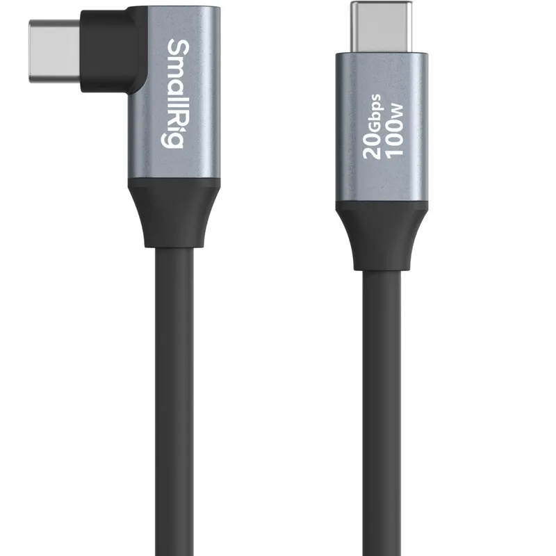 SmallRig 4791 Usb-C (Straight) to Usb-C (Angled) Data Cable (60cm)