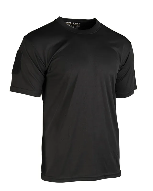 Mil-Tec Tactical T-Shirt Quickdry · Negro