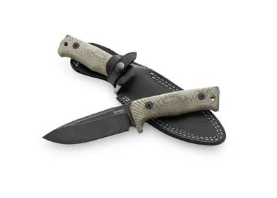T5: Fixed Blade Tactical Knife - Canvas, Blade - LIONSTEEL KNIVES