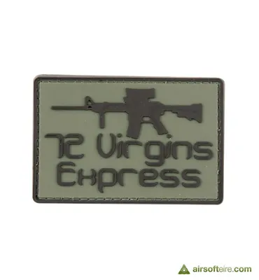 "72 Virgins Express" Velcro Patch - KombatUK