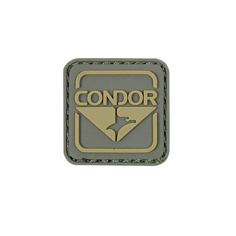 Condor *Clearance* - PVC Emblem Patch · Green brown