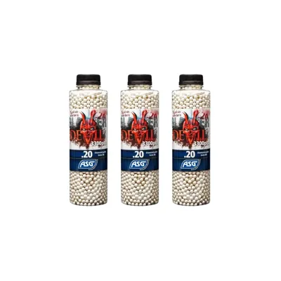 3 Bottles of Devil 0.20g BBs - 9900 BBs - Save €4.48! - Blaster
