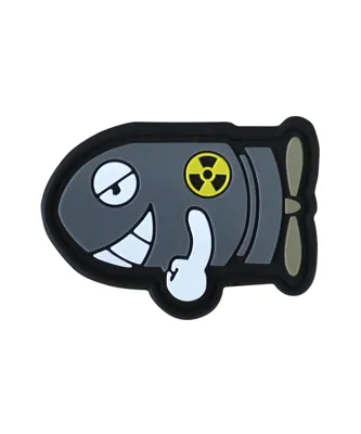 3D Rubber Torpedo Velcro Patch - KombatUK