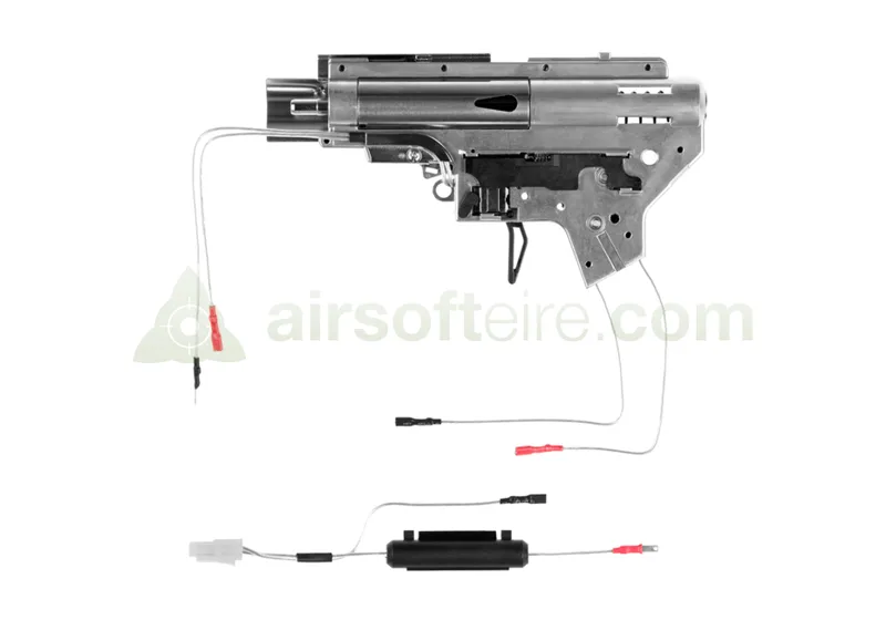 APS Airsoft Edge V2 Gearbox - Front Wired · Plata