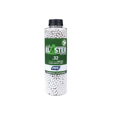 Alpha Bio 0.32g 3300 BBs in Bottle - Blaster