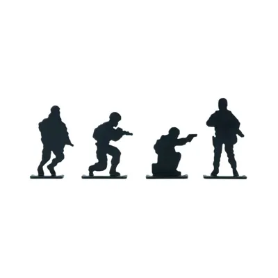 Micro Soldier Metal Target - Set of 4 - ASG