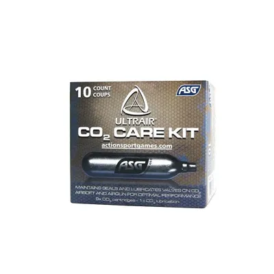Ultrair 12g CO2 Care Kit - (9 Regular & 1 Lubrication) - ASG