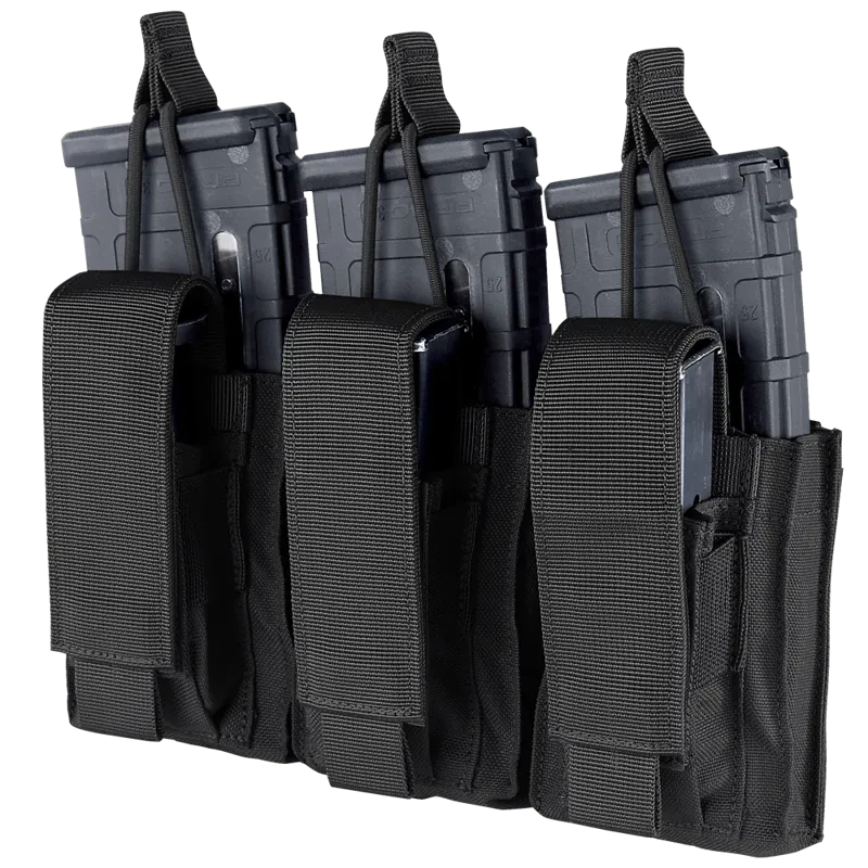 Condor Gen 2 Triple Kangaroo MAG Pouch · Negro