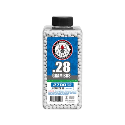 Perfect BBs 0.28g 2700 BBs in Bottle - G&G Armament