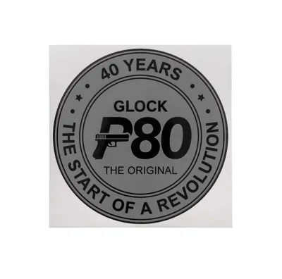 P80 Anniversary Sticker - Glock