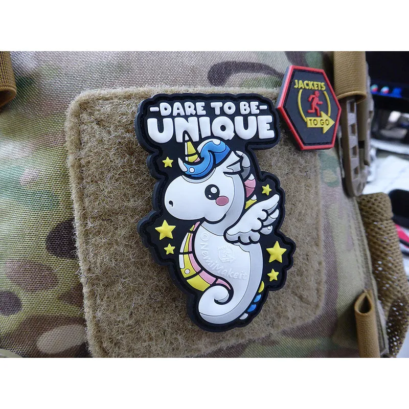 JTG 3D Dare to Be Unique Unicorn Patch