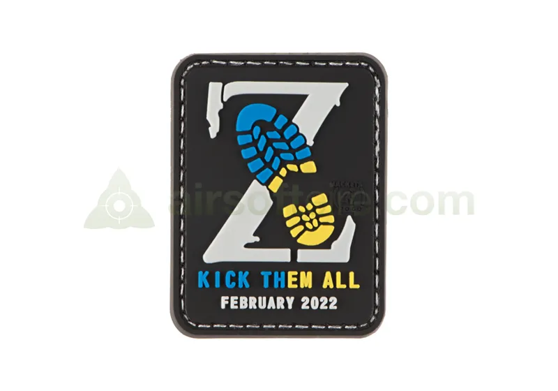 JTG 3D Kick Them All Patch · Blue yellow