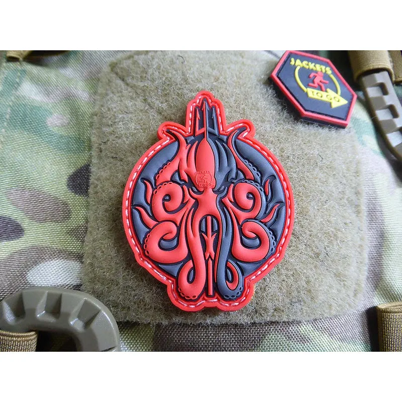 JTG 3D Release the Kraken Patch · Rojo