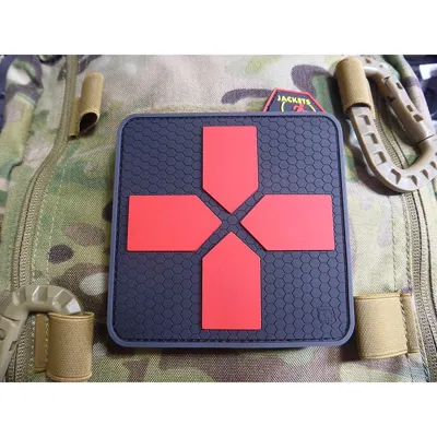 3D Rubber 100mm Large Medic Patch - JTG