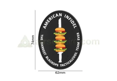 3D Rubber American Infidel - JTG