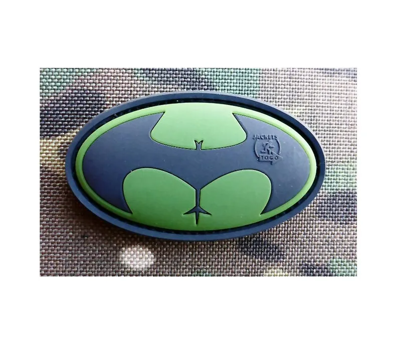 JTG 3D Rubber Buttman Patch · Od black