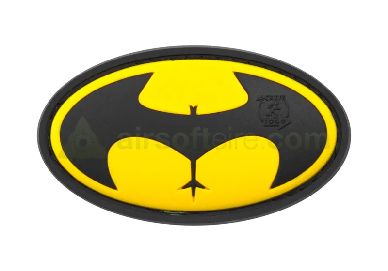 JTG 3D Rubber Buttman Patch · Yellow black