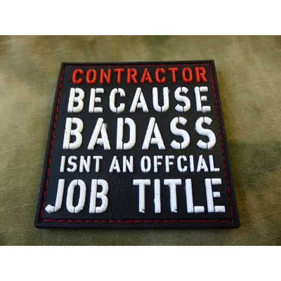 3D Rubber Contractor Patch - JTG
