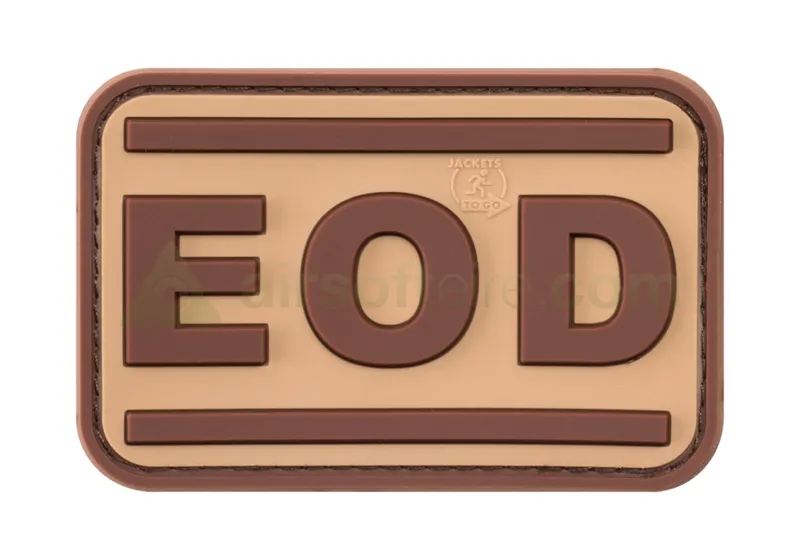 JTG 3D Rubber EOD Patch · Tan / FDE
