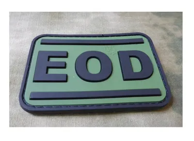 3D Rubber EOD Patch - Forest - JTG