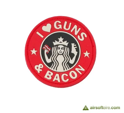 3D Rubber Guns & Bacon Patch - JTG