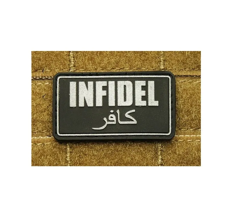 JTG 3D Rubber Infidel Patch · Black grey