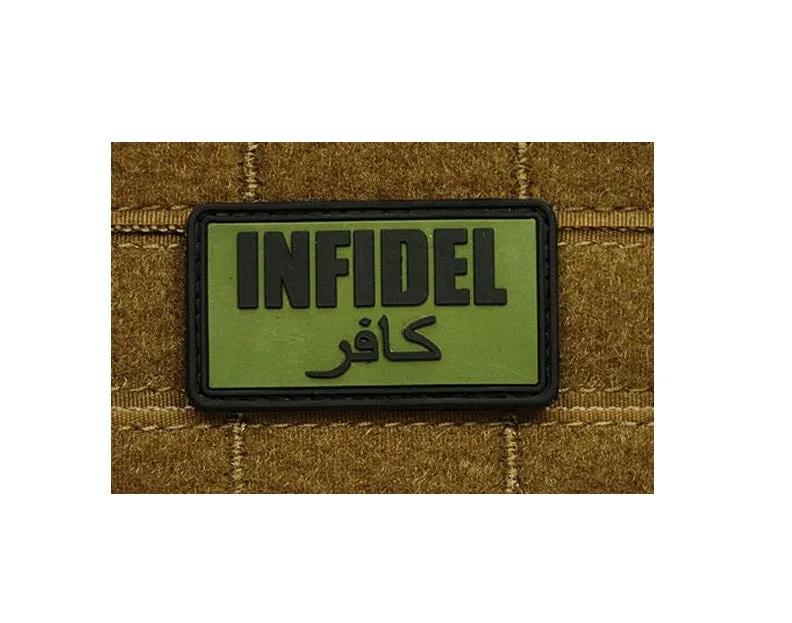 JTG 3D Rubber Infidel Patch - Drab · Olive black