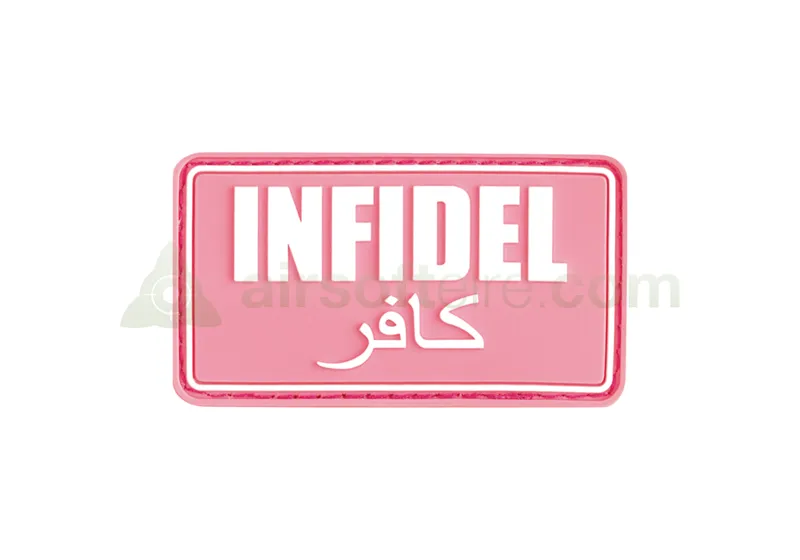 JTG 3D Rubber Infidel Patch · Rosa