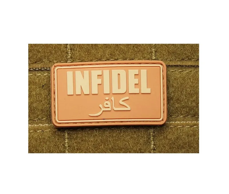 JTG 3D Rubber Infidel Patch · Tan / FDE