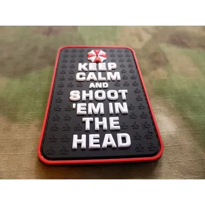 3D Rubber Keep Calm & Shoot Patch - JTG