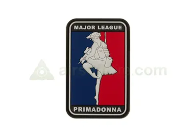 3D Rubber Major League Primadonna Patch - JTG