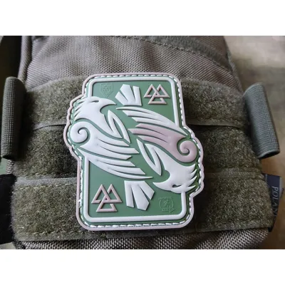 3D Rubber Odin's Raven Patch - JTG
